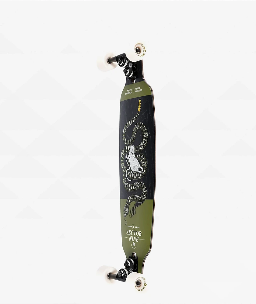 Sector 9 Fractal Rattler 36" Drop Through Longboard Complete