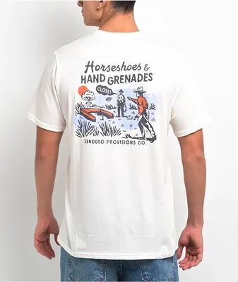 Sendero Close White Pocket T-Shirt