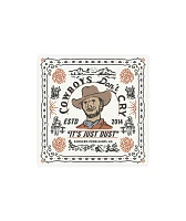 Sendero Cowboys Don’t Cry Natural Bandana
