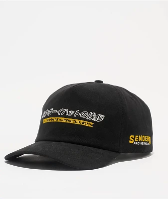 Sendero Tip Your Black Snapback Hat