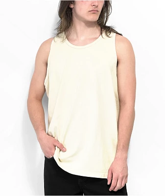 Shaka Wear Garment Dye Creme Tank Top