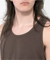 Shaka Wear Garment Dye Mocha Heavyweight Tank Top