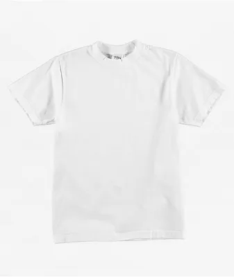 Shaka Wear Garment Dye White Heavyweight T-Shirt
