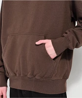 Shaka Wear Los Angeles Garment Dye Mocha Fleece Heavyweight Hoodie