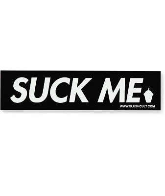 Slushcult Suck Me Logo Sticker