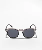 Smoke Round Grey Translucent Sunglasses