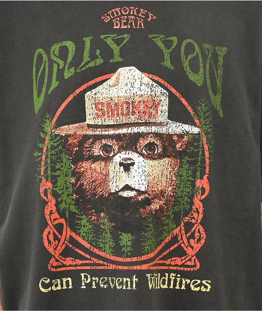 Smokey Bear Only You Grey T-Shirt