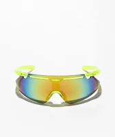 Speedy Frameless Translucent Yellow Sunglasses