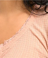 Spicychix Pink Button Up Long Sleeve Top