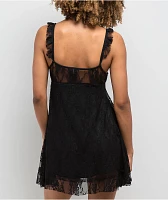 Spicychix Posie Black Lace Dress