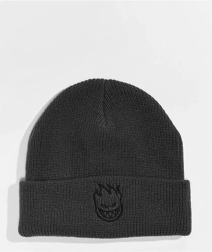 Spitfire Bighead Charcoal & Black Beanie