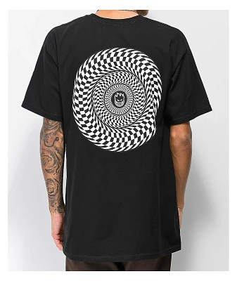 Spitfire Checkered Swirl Black T-Shirt