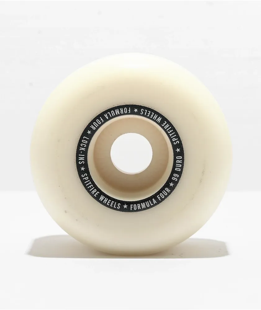 Spitfire Formula Four Lock-Ins 57mm 99d Blue & white Skateboard Wheels