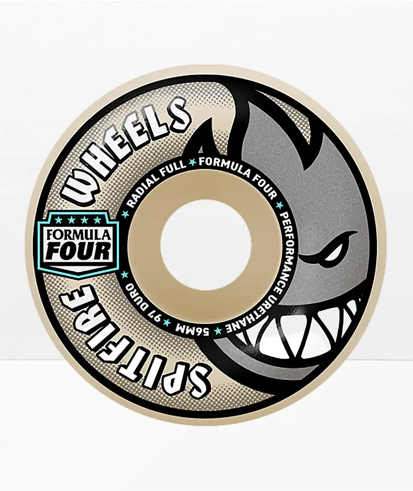 Spitfire Radials Formula Four 56mm 97a White Skateboard Wheels