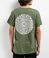 Spitfire Swirled Classic Green T-Shirt