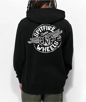 Spitfire x Gonz Flying Classic Black Hoodie