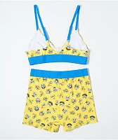 SpongeBob SquarePants Silly Face Yellow & Blue Underwear Set