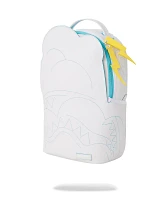 Sprayground Cloud DLX White Backpack