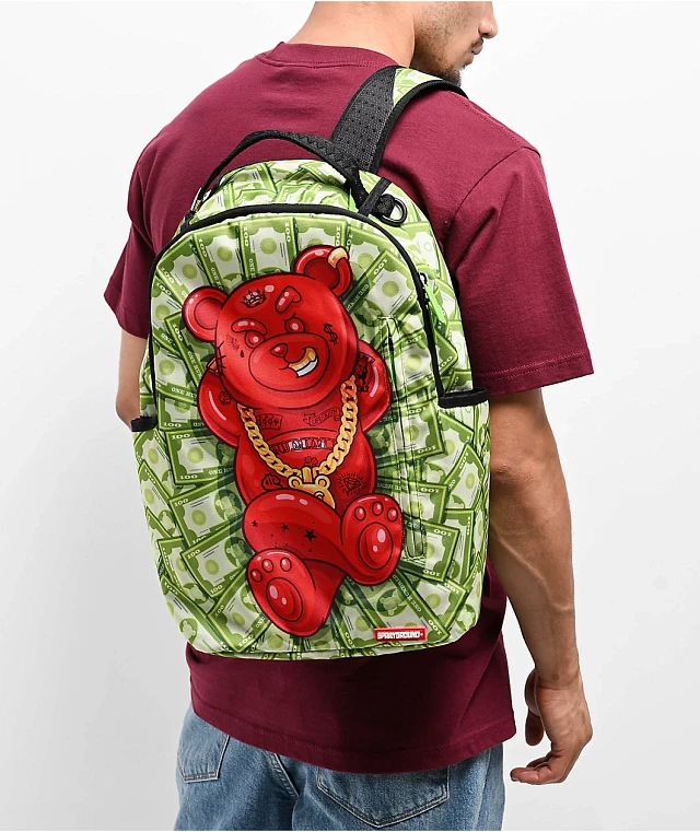 Diablo Bear Backpack Nba Sprayground NBA YoungBoy Diablo Bear