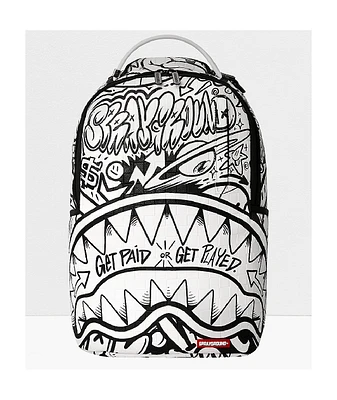 Sprayground Doodle Black & White Backpack