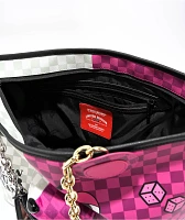 Sprayground Ive Got Options Moneybear Pink & Cream Tote Bag