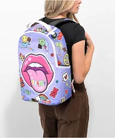 Sprayground Lip Service DLXSR Purple Backpack