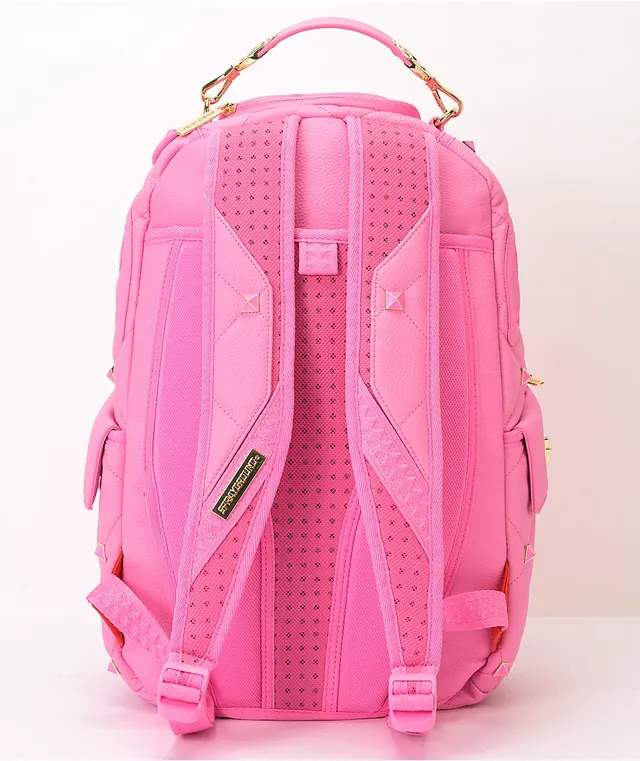 pink splash ground backpack