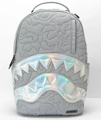 Sprayground Quilted Northern DLX Grey Backpack