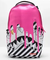 Sprayground Sharkmouth Pink Drips DLX Backpack