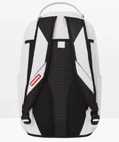 Sprayground White Scribble Debossed Backpack