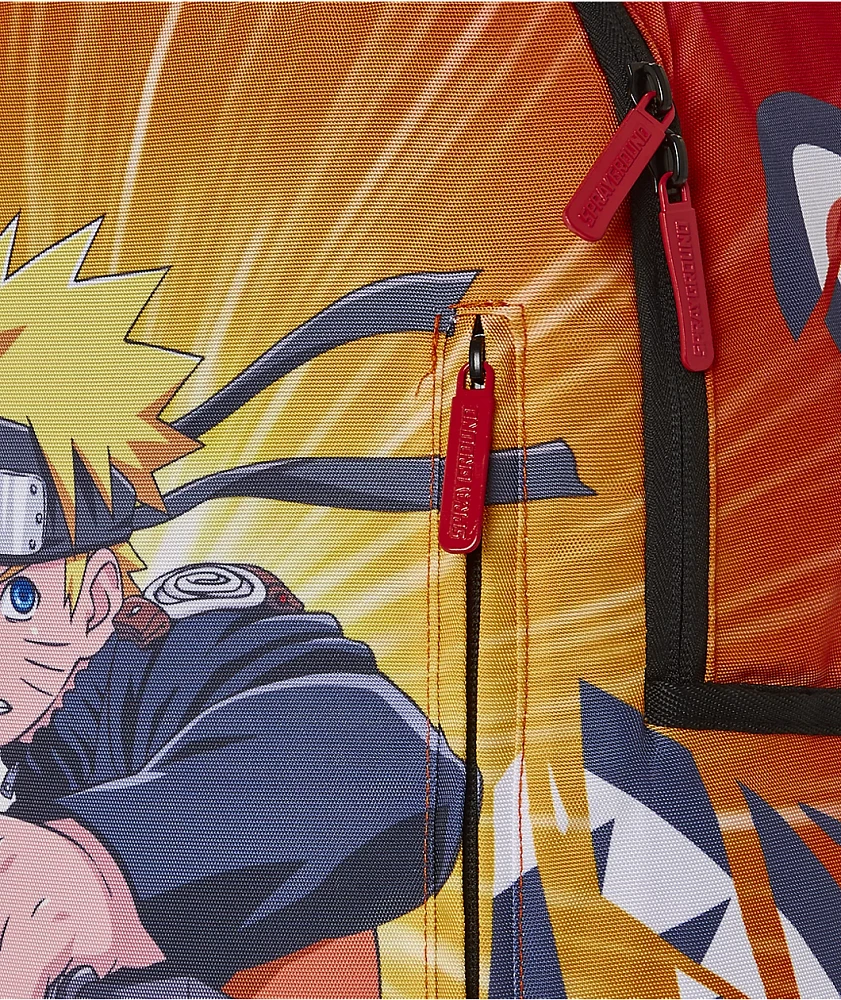 Sprayground x Naruto Shippuden Breakout Shark Orange Backpack