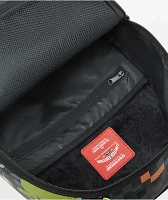 Sprayground x Nickelodeon Nicktoons Bust Through Black & Grey Checkered Backpack