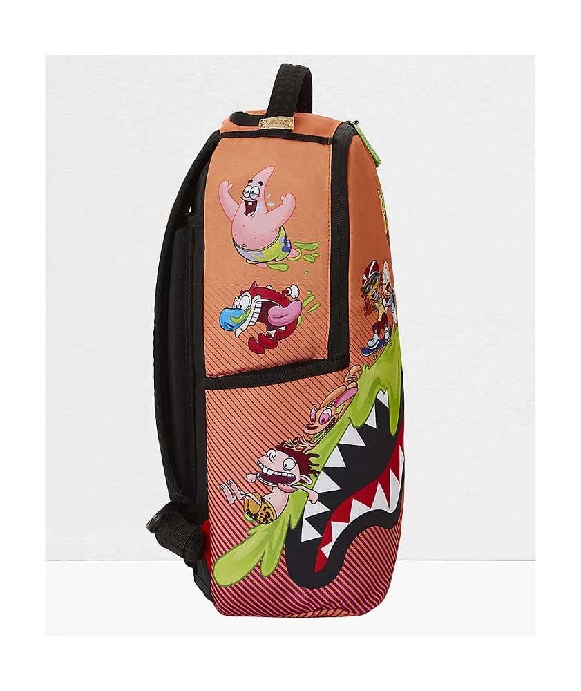 Sprayground x Nickelodeon Slime Party Orange Backpack