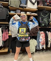Sprayground x Nickelodeon SpongeBob Bubble Check Black Backpack