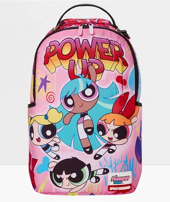 Sprayground x The Powerpuff Girls On The Run Pink Backpack