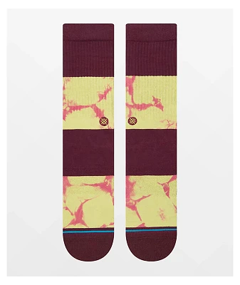 Stance Assurance Burgundy Crew Socks