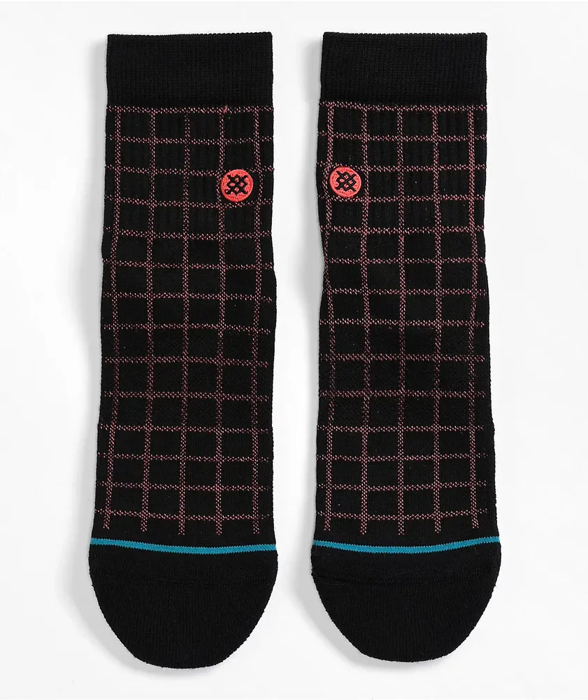 Stance Flynn Black & Pink Ankle Socks