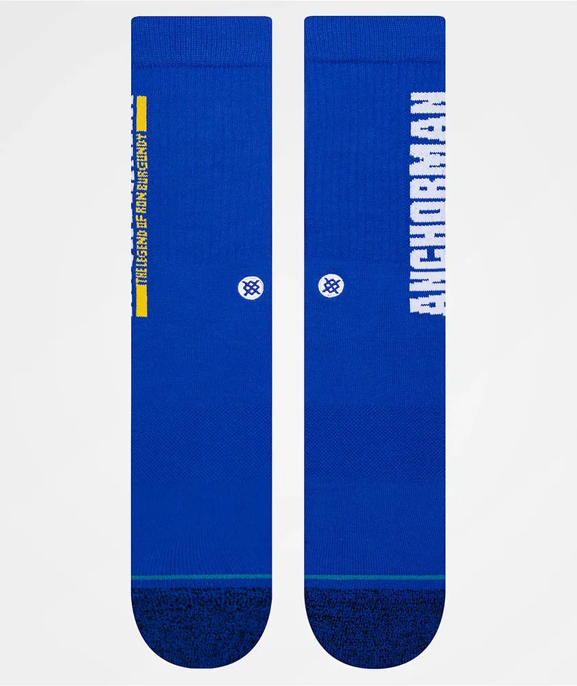 Stance x Anchorman The Legend Blue Crew Socks