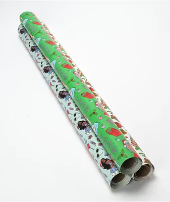 Stickie Bandits Anime 3 Pack Wrapping Paper