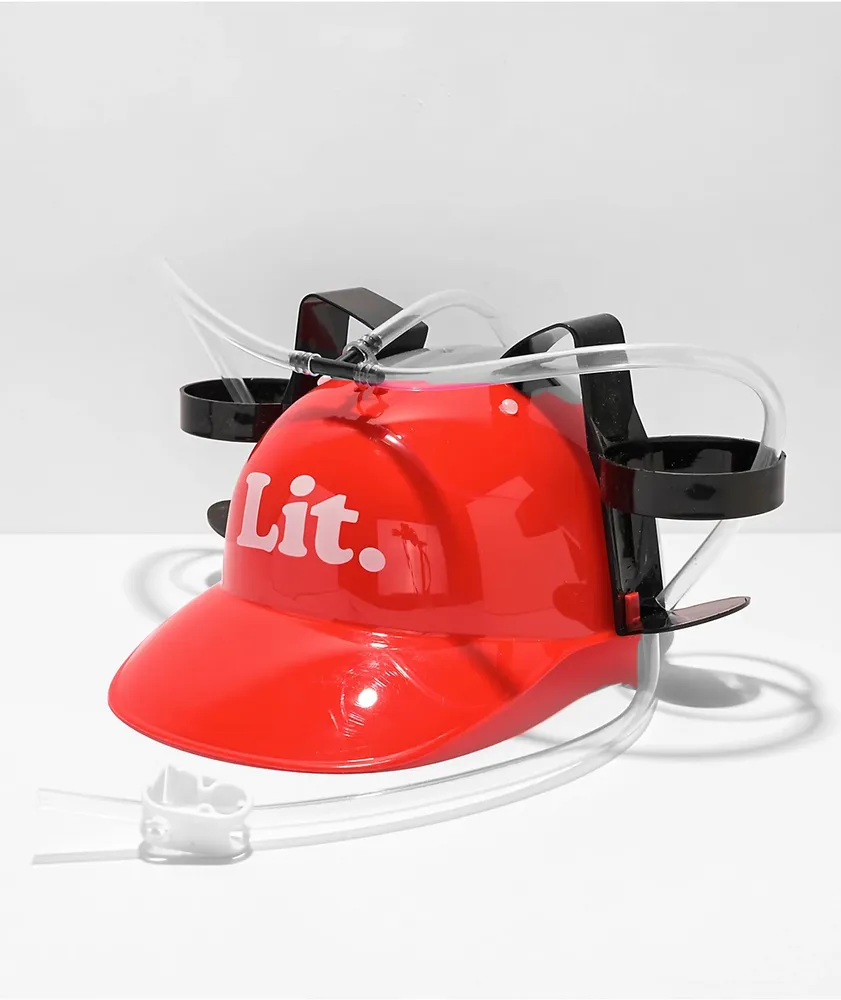 Stickie Bandits Lit Red Drink Helmet