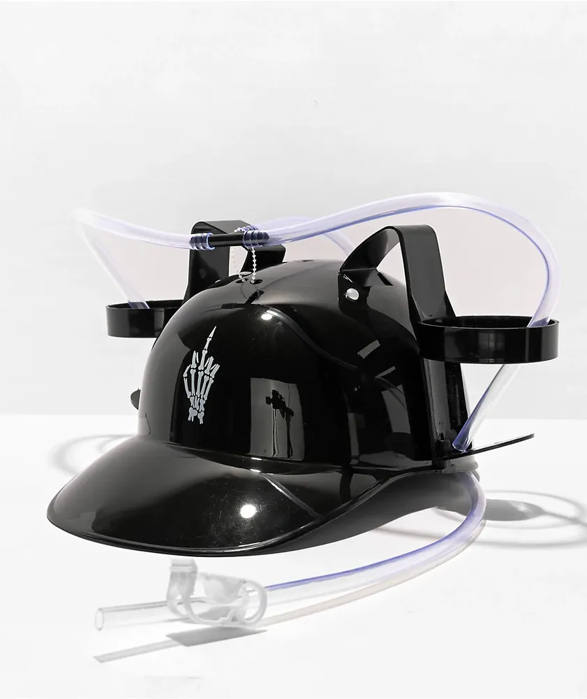 Stickie Bandits Middle Finger Black Drink Helmet