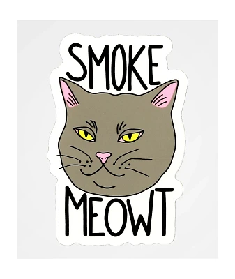 Stickie Bandits Smoke Meowt Sticker