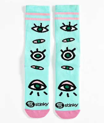 Stinky Socks Nolita Blue Crew Socks