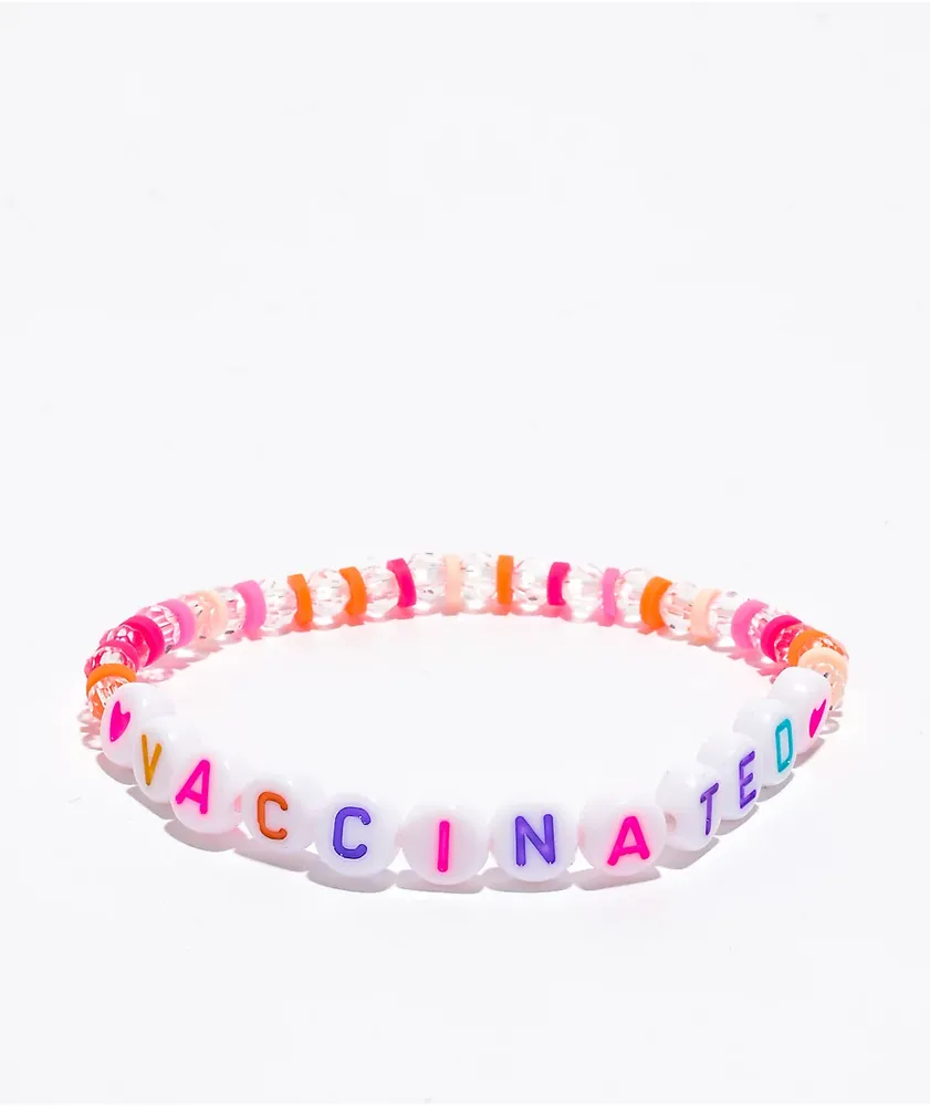 Stone + Locket Vaccinated Bracelet