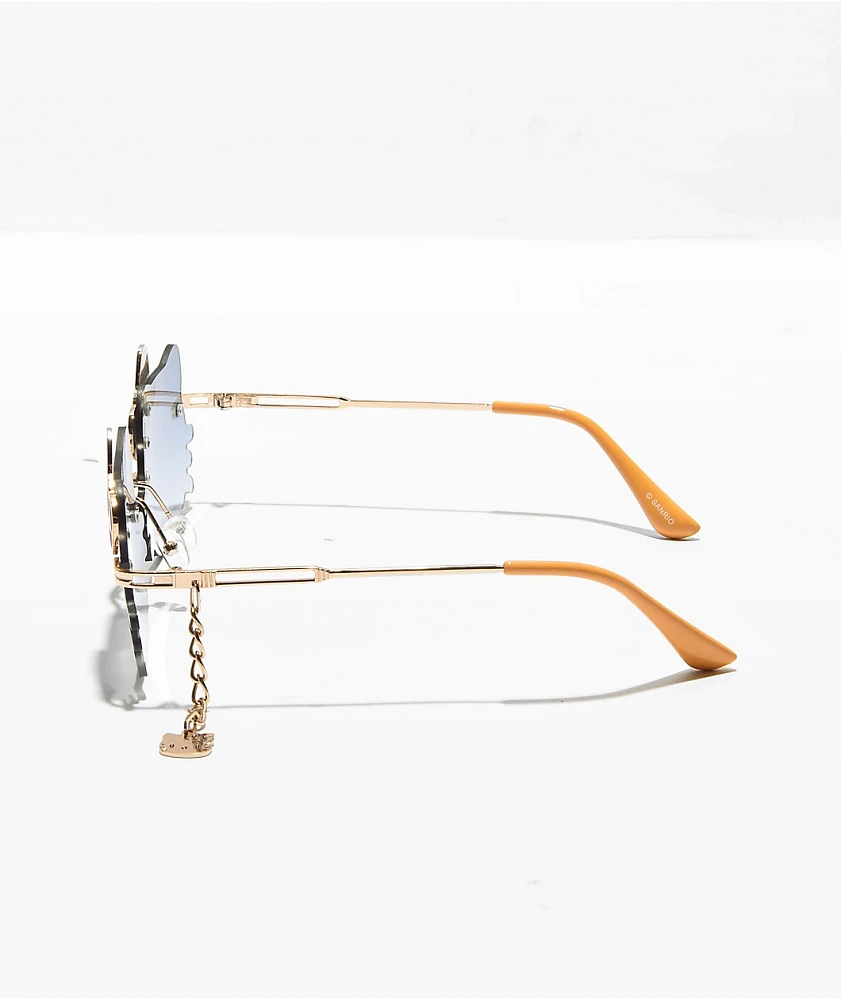 Sunscape x Hello Kitty Grey & Gold Sunglasses