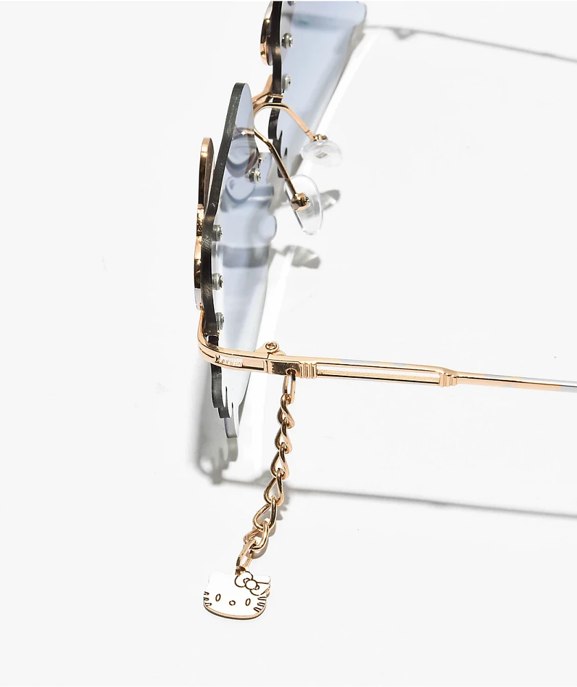 Sunscape x Hello Kitty Grey & Gold Sunglasses
