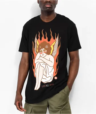 Teen Hearts Lost Hope Black T-Shirt