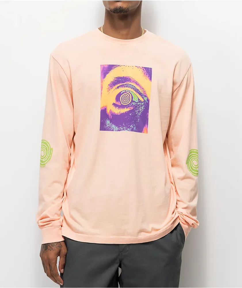 Teenage Reality Is Dead Peach Long Sleeve T-Shirt