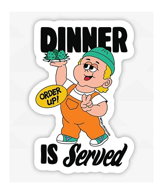 The Artist Collective Dinner Is Served Sticker