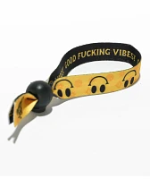 The Artist Collective Smile Monogram Fest Yellow & Black Bracelet